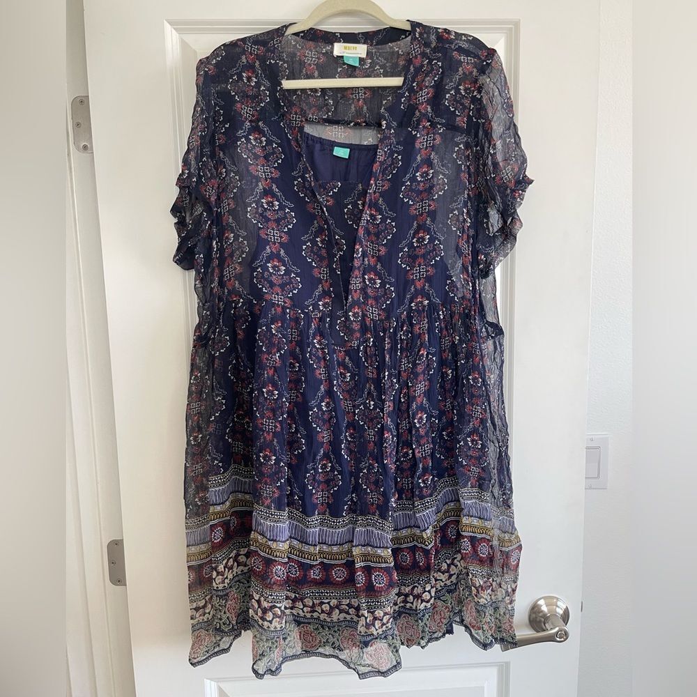 Plus tunic dress- Anthropologie